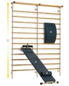 Espalier double cadre acier 14 barreaux