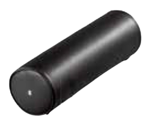 Coussin cylindrique 10 cm - noir - Destockage