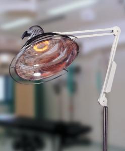 Lampe IR 400 W à quartz sur bras articulé