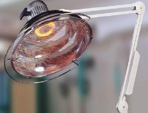 Lampe chauffante infrarouge + bras articulé, 400 W