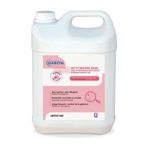 Bidon de 5 litres de gel hydroalcoolique GHA ACTIMAINS